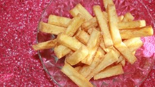 Pommes Frites selbstgemacht in der Pfanne [upl. by Andrej97]