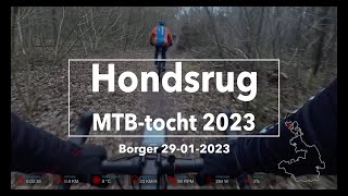 Hondsrug MTBtocht 2023 Borger 29012023 [upl. by Thain]