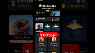 Gemz Daily Combo Today 1 October  Daily Combo Today gemz combo airdrop [upl. by Ialohcin]