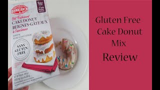 Making Gluten Free Donuts from a Duinkerken Old Fashioned Cake Donut Mix [upl. by Enaxor]