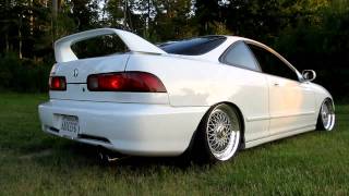 Subaru WRX Exhaust On Acura Integra [upl. by Lazes]