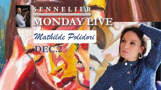 Monday Live Vibrant Colors Oil Pastel Portrait with Mathilde Polidori [upl. by Kraus]