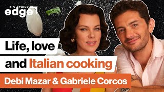 Happiness hack Approach life like an Italian chef  Debi Mazar amp Gabriele Corcos  Big Think [upl. by Edylc256]