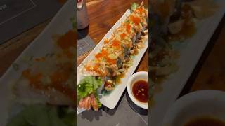 SPECIAL Tempura Sushi Roll 😍🍣🇯🇵🥢 food foodie japanesefood [upl. by Lucien]