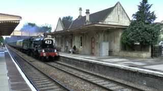 The Weymouth Seaside Express with 5029 Nunney Castle 1182013 [upl. by Merell]