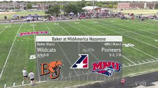 MNU Football vs Baker 2022 Homecoming [upl. by Skelton]