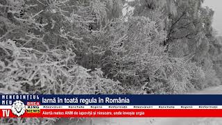 IARNĂ ÎN TOATĂ REGULA ÎN ROMÂNIA [upl. by Enicar482]