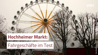 Hochheimer Markt Fahrgeschäfte im Test [upl. by Amaerd]