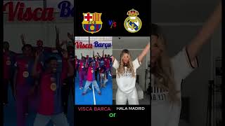 Visca Barca Vs Hala Madrid halamadrid viscabarça [upl. by Kihtrak356]