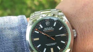 DavidSW quotOn Todays Wristquot  Rolex Milgauss Reference 116400GV [upl. by Atinek]