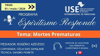 Programa Espiritismo Responde  008 01052024 [upl. by Cad]