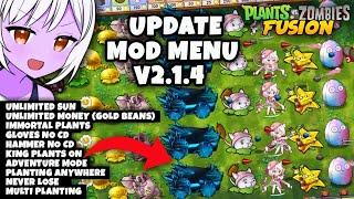 UPDATE MOD MENU PLANTS VS ZOMBIES FUSION 214  Android APK Download [upl. by Flavia]