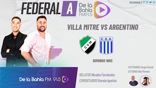 EMOCIONANTE GOLES EN VILLA MITRE 2 ARGENTINO MONTE MAÍZ 1 REVÁLIDA TORNEO FEDERAL A 2024 [upl. by Alesram]