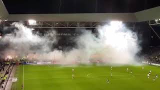 SaintEtienne vs Lyon 05112017  Craquage de fumigènes [upl. by Enytsirhc]