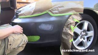 Repair Automotive Paint Scratches With Spray Paint [upl. by Eileme]