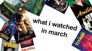 what i watched in march [upl. by Anirac]