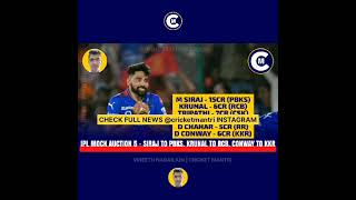 IPL MOCK AUCTION  Vineeth Nagarjun  Cricket Mantri [upl. by Lynea]