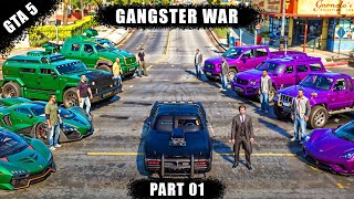 Gangster war in gta 5 Part 01 [upl. by Odnanreh]