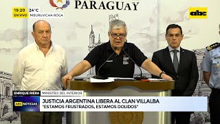 Justicia argentina liberó al Clan Villalba ’’estamos frustrados y dolidos’ dice Riera [upl. by Irot]