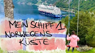 Norwegens Küste mit Mein Schiff 1 🇳🇴 Bergen Geiranger Alesund amp Stavanger [upl. by Ahsratan]