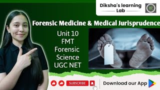 Forensic Medicine  Medical Jurisprudence  Lecture 1 Forensic Science UGC NET [upl. by Odradlig361]