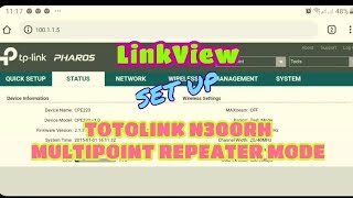 KONFIGURASI TOTOLINK N300RH REPEATER MODE 700Meter STABIL FULL POWER LinkView 11 [upl. by Blumenfeld]