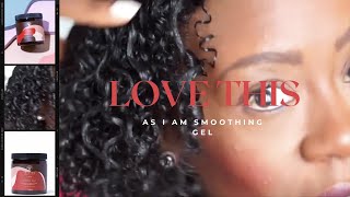 As I Am Smoothing Gel Review on Natural Hair [upl. by Yelnoc]