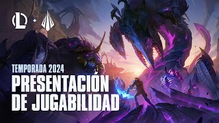 Temporada 2024 presentación de jugabilidad  League of Legends [upl. by Annot]