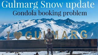 Gulmarg Kashmir in January  Gondola Booking updates  Gulmarg snowfall letest updates [upl. by Ellerrehc]