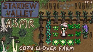 ASMR  relaxing stardew valley whispers 𓋼𖤣𖥧𓋼𓍊  cozy clover farm ep 2 [upl. by Occer619]