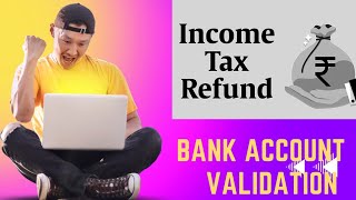 Income Tax refund  Bank account pre validation  tamil incometax bank refund [upl. by Chad]