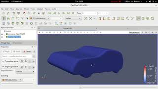 Flow simulation around a car in OpenFOAM® Part 1 tutorial [upl. by Gennifer]