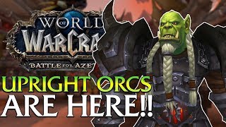 Upright Orcs FINALLY  In Game Preview  World of Warcraft [upl. by Nylaj705]