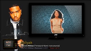 PRODUCED BY Timbaland  04 Aaliyah  One In A Million Timbaland Remix Instrumental [upl. by Notsla]