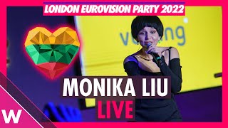 Monika Liu quotSentimentaiquot Lithuania 2022 LIVE  London Eurovision Party [upl. by Hayarahs]