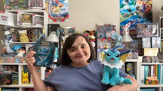 Opening a Dollar General Vaporeon Tin from my “Sealed Collection” [upl. by Yasnyl]