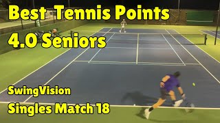 Watch best of senior tennis Top five points Match 18 [upl. by Nalaf]