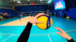 Volleyball first person  Wing Spiker  Highlights  VC Fakel POV [upl. by Neil19]