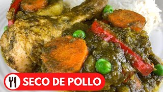 🇵🇪 SECO DE POLLO  RECETA FACIL Y RAPIDA [upl. by Anirtruc]