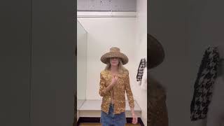 Try on haul in the thrift store fitting room falltrends fallthrifthaul thriftwithme [upl. by Gollin]