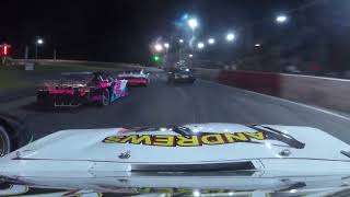 81024  ROOF CAM  Stephen Donahue 2VT at Riverside Speedway  P2 [upl. by Nelie]