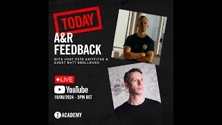 LIVE AampR SESSION with Pete Griffiths amp Matt Smallwood [upl. by Norm]