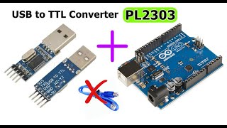 PL2303 USB To RS232 TTL Converter Adapter Module With Arduino Uno  How USB to TTL Works [upl. by Ardme]