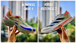 REVIEW ESPECIAL  OLYMPIKUS CORRE 4 VS ADIDAS ADIZERO SL 2 [upl. by Eydie139]