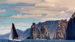 CNN Mainsail Shirley Robertson  2015 SydneyHobart race [upl. by Norvil257]