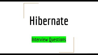 HIBERNATE INTERVIEW QuestionampAnswers hibernate interview softwarejobs interviewquestions java [upl. by Oaks]