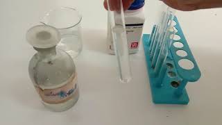 Chemistry Demo  Precipitation reaction between Silver nitrate and Sodium Chloride [upl. by Ellerihs12]