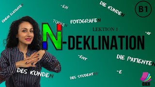 nDeklination  schwache Nomen  B1 Deutschkurs  Lektion 1  Deutsch lernen  Learn german [upl. by Notla]