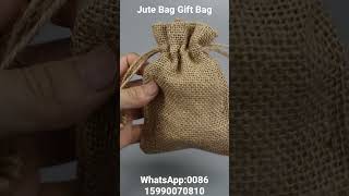 Jute Fabric Bag Gift Bag [upl. by Ykcul]