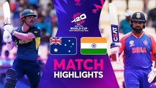 T20 World Cup 2024 Super Eight 11 Australia VS IndiaMatch Highlights [upl. by Dorsey]